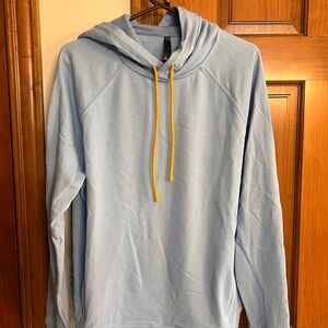 Fabletics Baby Blue and Yellow Hoodie New w/o tags